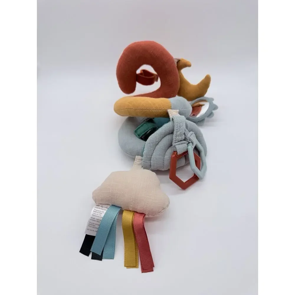 Itzy Ritzy Bitzy Bespoke Spiral Car Seat Activity Toy Rainbow Baby